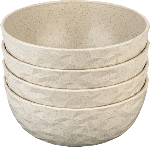 Koziol Club Bowl Schale 4-tlg. 700 ml - Nature Desert Sand - Schüsseln & Schalen