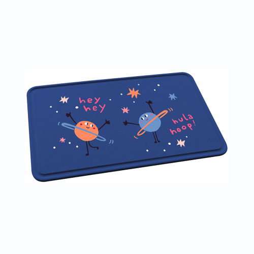 Koziol Connect Board Frühstücksbrettchen für Kinder organic blue space - Schneidebretter