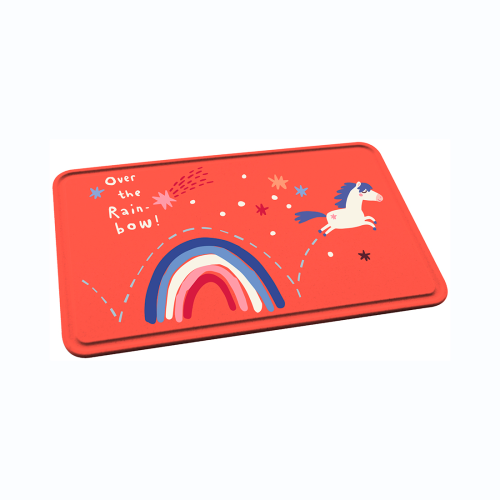 Koziol Connect Board Frühstücksbrettchen für Kinder organic red dreams - Schneidebretter