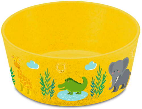 Koziol Connect Bowl Schale 400 ml Africa organic yellow - Schüsseln & Schalen