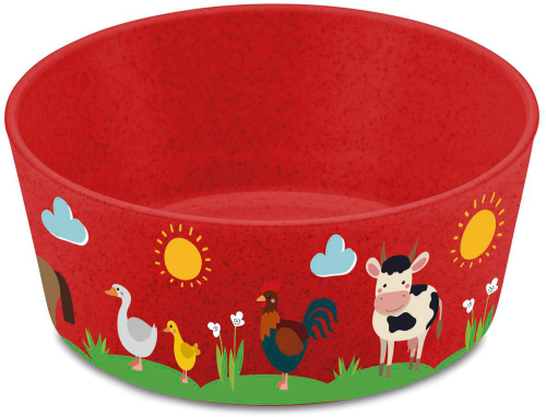 Koziol Connect Bowl Schale 400 ml Farm organic red  - Schüsseln & Schalen