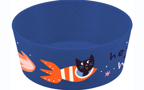 Koziol Connect Bowl Schale 400 ml organic blue space - Schüsseln & Schalen