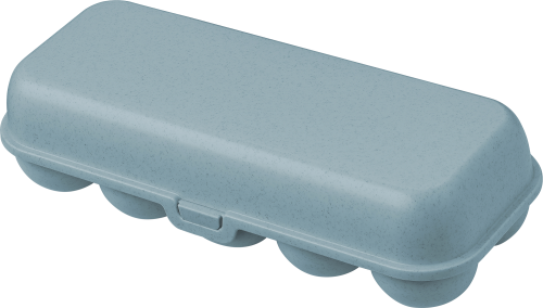 Koziol Eggs to go Eierbox für 10 Eier nature flower blue - Lebensmittelbehälter / Vorratsdosen