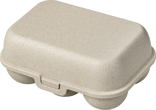 Koziol Eggs to go mini Eierbox für 6 Eier desert sand - Lebensmittelbehälter / Vorratsdosen