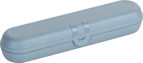 Koziol Klikk Besteck Etui nature flower blue - Aufbewahrungs- & Transportbehälter