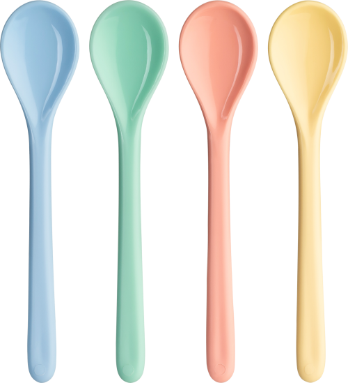 Koziol Löffelset 4-teilig Nora Spoon S multicolor - Campingbesteck
