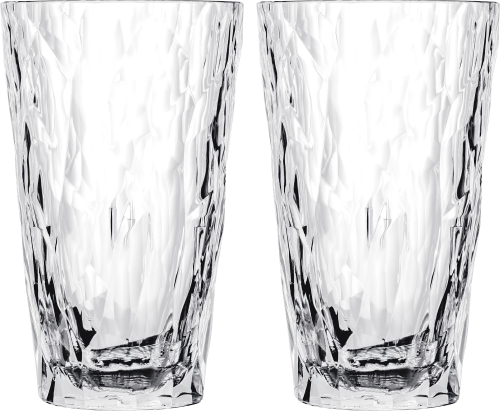 Koziol Longdrink Superglas CLUB No. 6 300 ml 2er Set crystal clear - Gläser