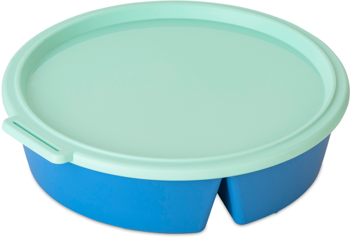 Koziol Schale NORA BOX mit Deckel  1,1 Liter strong blue / sweet green - Schüsseln & Schalen