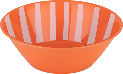 Koziol Schale Nora Bowl M 700 ml Stripes strong coral - Schüsseln & Schalen