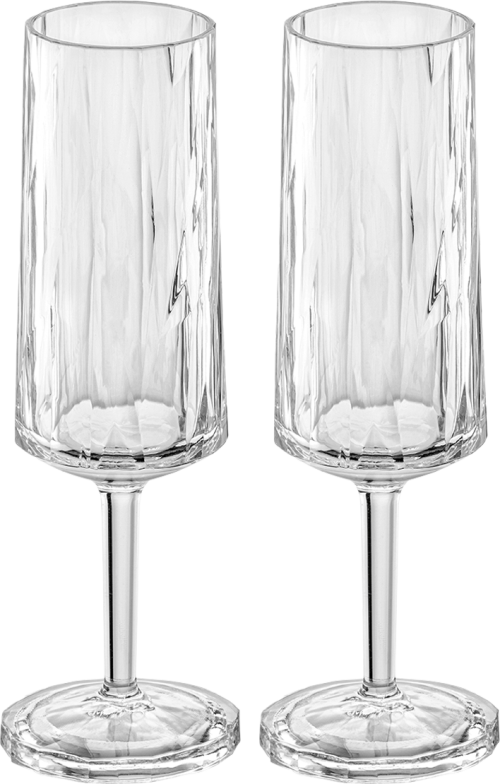 Koziol Superglas 100ml CLUB No. 14 crystal clear 2er-Set - Gläser