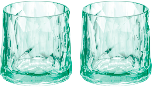 Koziol Superglas CLUB No. 2 2er Set 250 ml transparent jade - Gläser