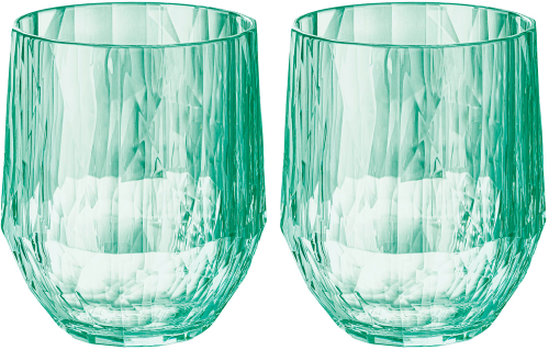 Koziol Superglas CLUB No. 23 2er Set 200 ml transparent jade - Gläser