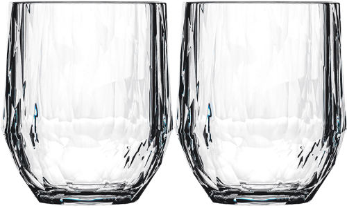 Koziol Superglas CLUB No. 23 2er Set 250 ml crystal clear  - Gläser