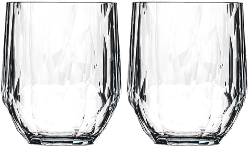 Koziol Superglas CLUB No. 24 2er Set 400 ml crystal clear  - Gläser