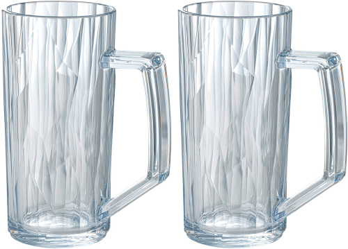 Koziol Superglas CLUB No. 25 2er Set 300 ml crystal clear  - Gläser