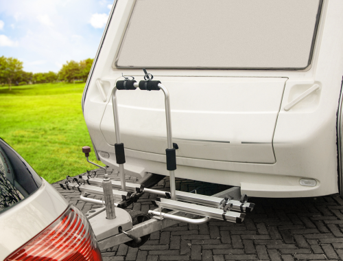 LAS Deichselträger Aluminium für 2 Fahrräder - Deichsel-Fahrradträger