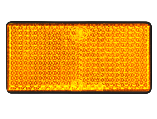 LAS Reflektor viereckig 2 Stück orange - Ersatzteile Fahrzeug