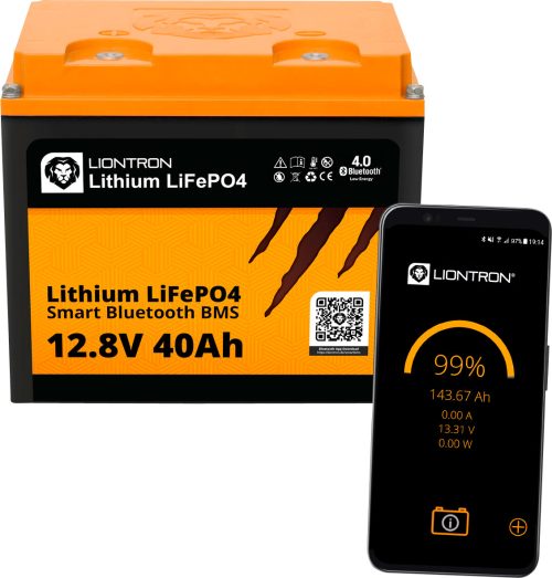 LIONTRON LiFePO4 LX Smart BMS Akku 12,8 V Bluetooth 40 Ah - Fahrzeug-Batterien