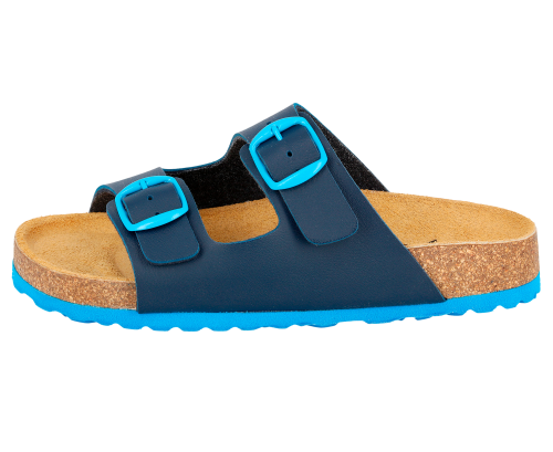 Lico Bioline Kinder Pantoletten marine blau  dunkelblau 30 - Kinderschuhe