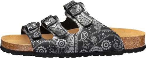 Lico Bioline Lady Power Damen Pantolette schwarz/silber  36 - Damenschuhe