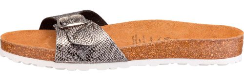 Lico Bioline Once More Damen Pantoletten silber 37 - Damenschuhe