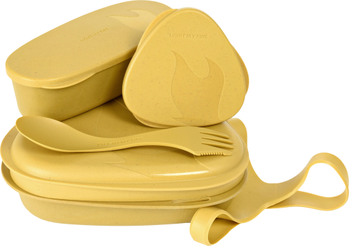 Light My Fire Lunchkit Geschirr-Set 6-tlg. mustyyellow - Trekkinggeschirr