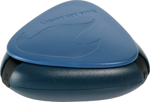 LightMyFire Salt & Pepper Plus Gewürzstreuer aus Bioplastik Hazyblue - Gewürzstreuer & Flüssigkeitsspender von Light My Fire