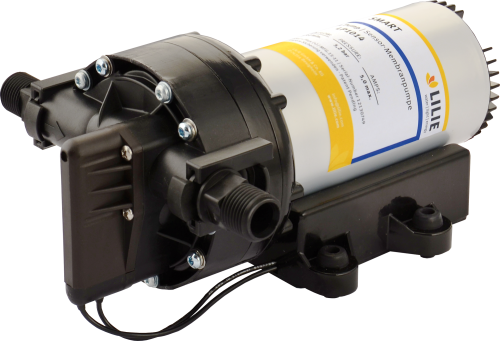 Lilie Smartserie Membranpumpe / Frischwasserpumpe 5-Kammer-Technik 24V 5,2 bar 18,9 l/min - Wasserpumpen