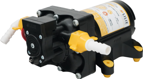 Lilie Softserie Membranpumpe / Frischwasserpumpe 4-Kammer-Technik speziell für Filteranlagen 12V / 12,2 l/min / 3,1 bar - Wasserpumpen