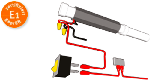 Lilie Ultraheat Rohrheizung 12 Volt Rohrheizung 40 Watt - Frostschutz