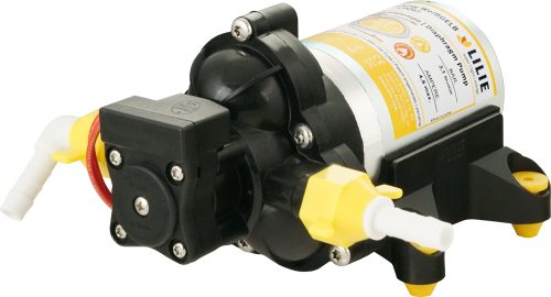 Lilie WeißGELB Classic Serie Whisperking Membran Wasserpumpe 12V 3,1 bar 10 l/min  - Wasserpumpen