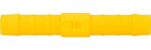 Lilie WeißGELB Gerade-Verbinder 10 mm - Schlauchadapter