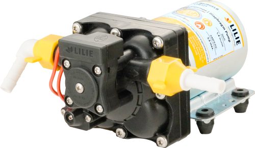 Lilie WeißGELB Soft Serie Membran Wasserpumpe 12V 1,4 bar 8 l/min  - Wasserpumpen