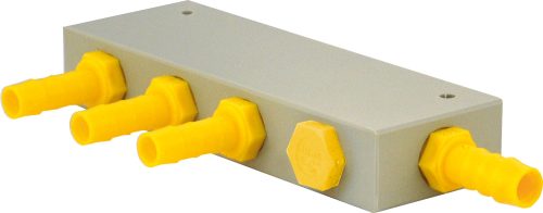 Lilie WeißGELB Wasserverteilerblock 3 Abgänge - Wasserverteiler