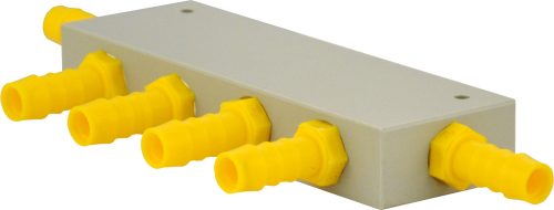 Lilie WeißGELB Wasserverteilerblock 5 Abgänge - Wasserverteiler