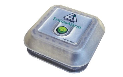 Linnepe Gaswarner TriGasAlarm 9 x 4 x 9 cm - Lecksuche, Gasmessung & Gaswarnung