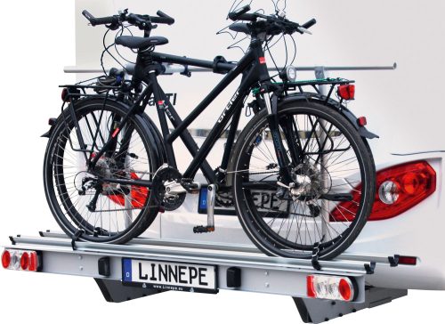Linnepe Lastenträger Findus 2.0 für Reisemobile für 2 Fahrräder , E-Bike geeignet - Heck-Fahrradträger