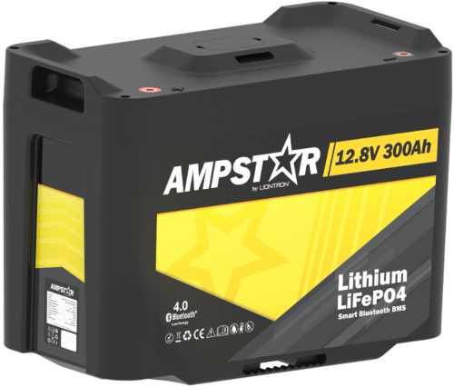 Liontron Ampstar LiFePO4 Batterie mit Bluetooth und IP65 12,8 V 300 Ah - Fahrzeug-Batterien