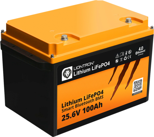 Liontron LiFePO4 Lithium Batterie 25,6 V 100 Ah all in One LX Smart BMS - Fahrzeug-Batterien