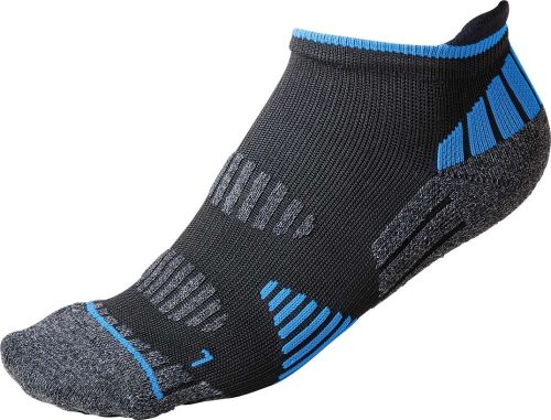 Löw Matterhorn Kurz-Socken Doppelpack blau 35-38 - Socken von Löw Socks