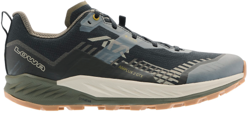 Lowa Amplux 2 GTX Herren Trailrunning-Schuhe olive 44,5 - Herrenschuhe