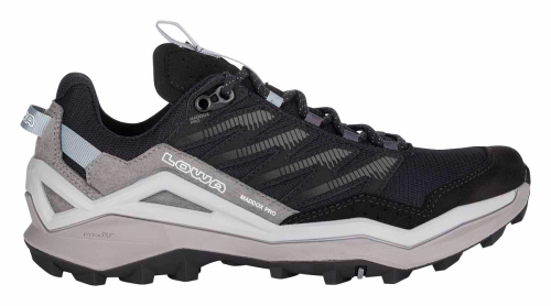 Lowa Maddox Pro GTX Lo  Herren Leichtwanderhalbschuh W-Leisten schwarz 42 - Herrenschuhe