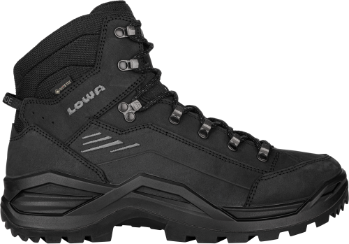 Lowa Renegade Evo GTX Mid Herren Wanderschuhe schwarz 42 - Herrenschuhe