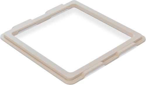 MPK Adapterrahmen für Dachhauben Ducato, Boxer, Jumper cremeweiß 280 x 280 mm - Dachhauben