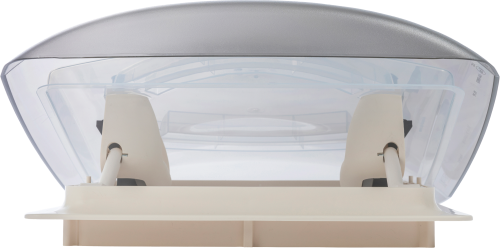 MPK Dachhaube VisionVent S Pro 28 x 28 cm ohne Rollo weiß - Dachhauben