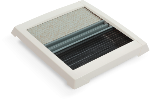 MPK VisionStar Innenrahmen Doppelplissee für Dachhauben 28 x 28 cm - Rollos & Verdunkelung