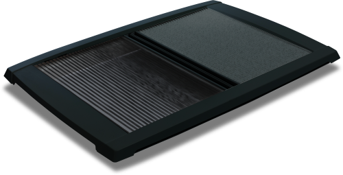 MPK VisionStar Innenrahmen Doppelplissee für Dachhauben 70 x 50 cm ohne LED schwarz - Rollos & Verdunkelung