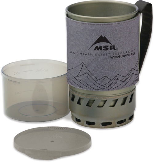 MSR WindBurner Personal Accessory Pot Campingtopf mit Wärmetauscher 1,0 Liter - Camping-Töpfe