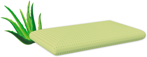 Mape Duftkissen aus ergonomischem Therm Soft Schaum und Baumwolle Aleo Vera - Kissen & Decken