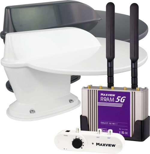Maxview LTE/DVB-T2 Roam 5G COMPO 4G/5G weiß - Camping-Sat-Anlagen